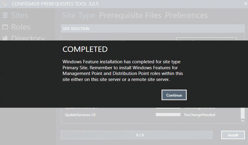 ConfigMgr Prerequisite Tools