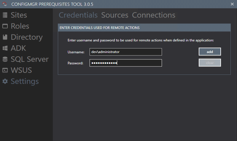 ConfigMgr Prerequisite Tools