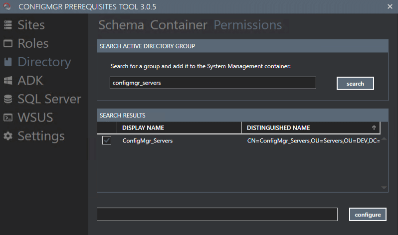 ConfigMgr Prerequisite Tool