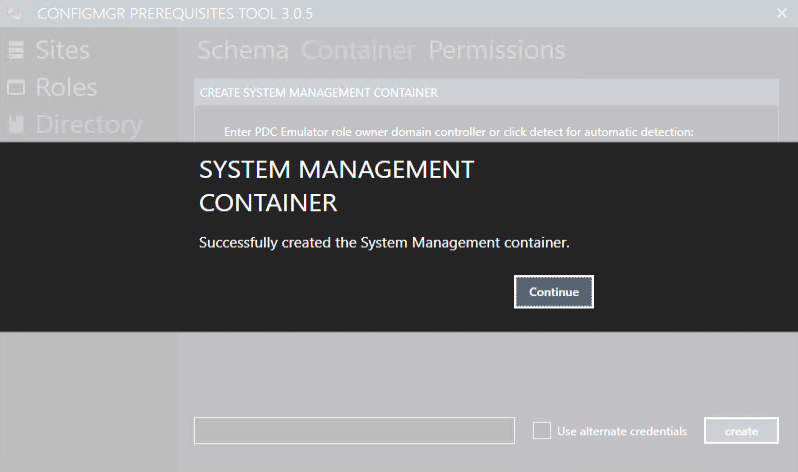 System Management Container