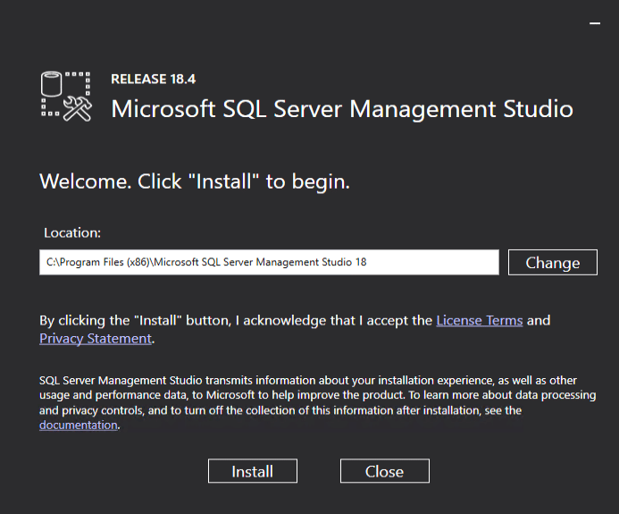 Microsoft SQL Server Management Studio