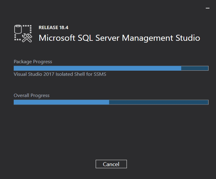 Studio de gestion de serveur sQL Microsoft