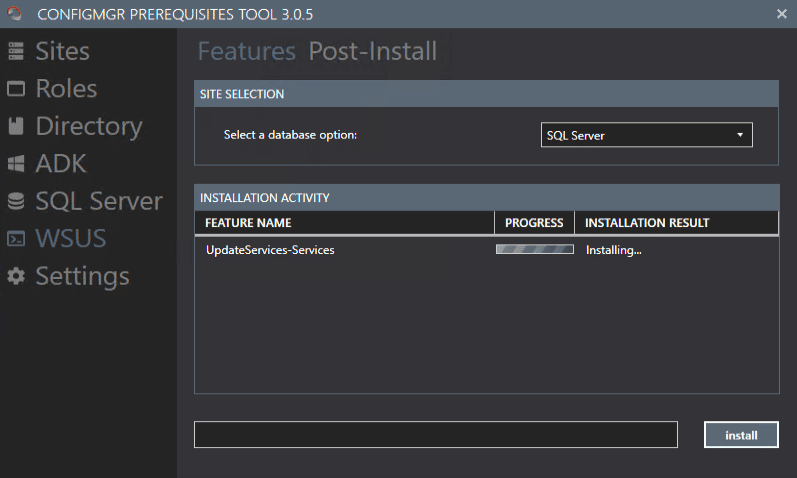 ConfigMgr Prerequisite Tools