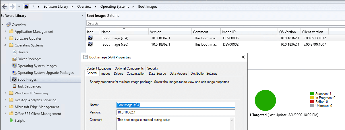 Operating System Boot Images