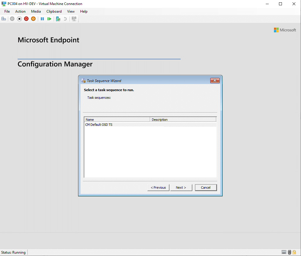 Microsoft-Endpunkt Configuration Manager