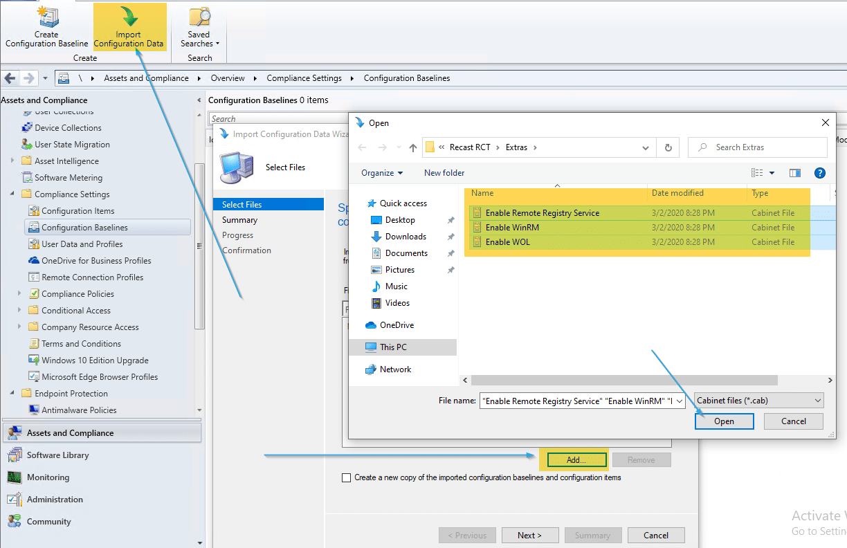 Compliance Settings Configuration Baselines