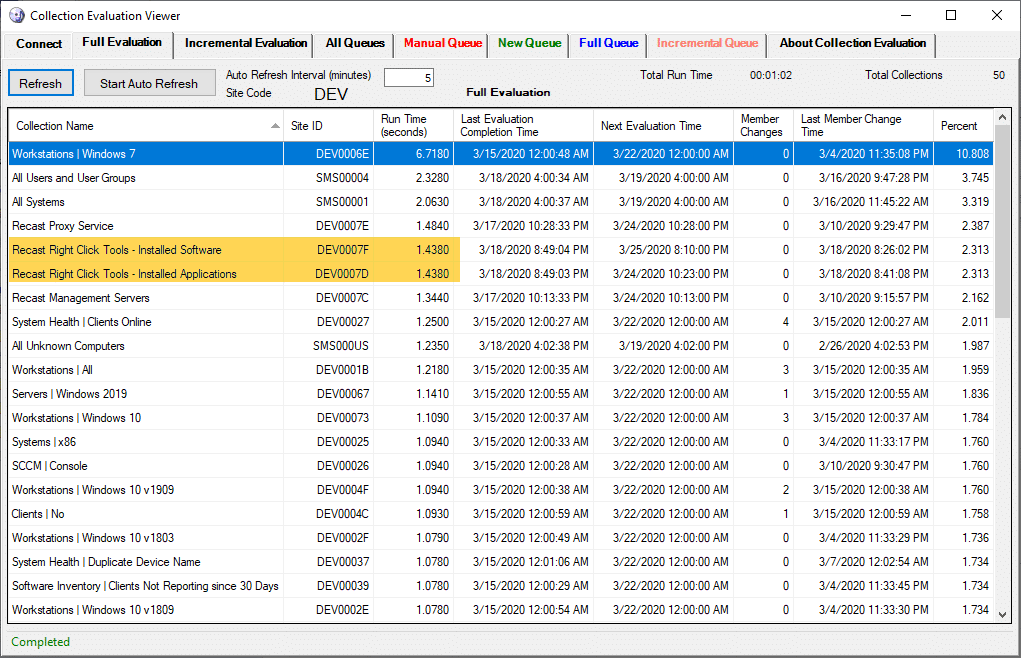 Collection Evaluation Viewer