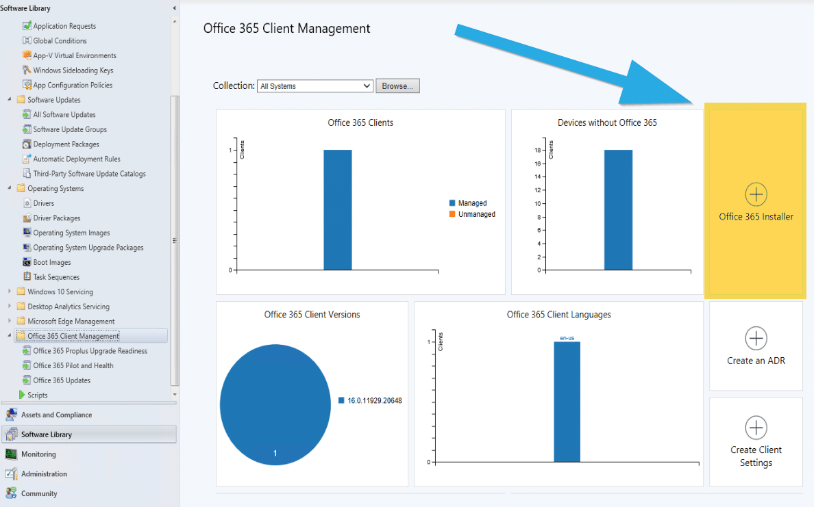 Office 365 Client Management Node