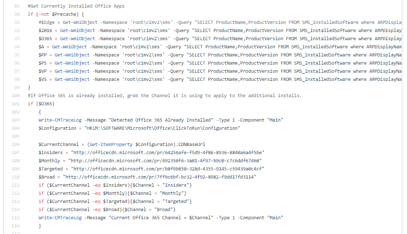 XML File Office 365 Deployment