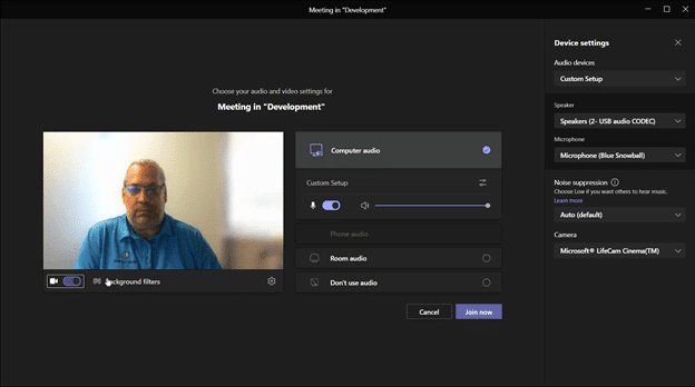 Microsoft Teams - Background Filters