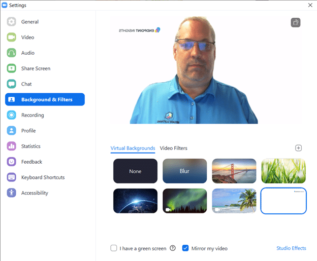Zoom Settings