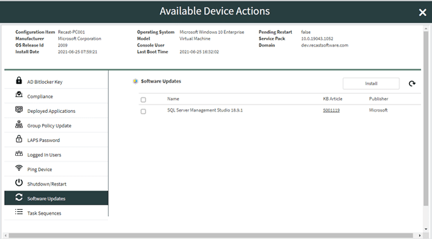 Now Available in Shift Left - Software Updates