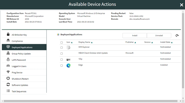 Now Available in Shift Left - Deployed Applications