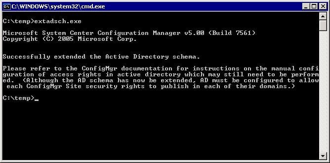 A Simple Way to Extend the AD Schema for SCCM-Root DC A Simple Way to Extend the AD Schema for SCCM-Root DC