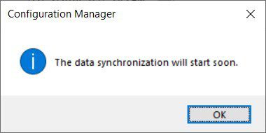 Add Tables to the ConfigMgr Data Warehouse - OK Button