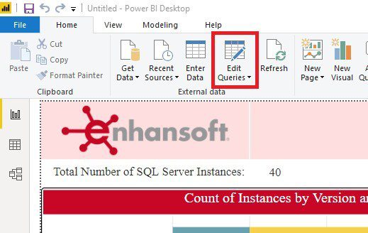 Add the Last Refreshed Date and Time - Edit Queries