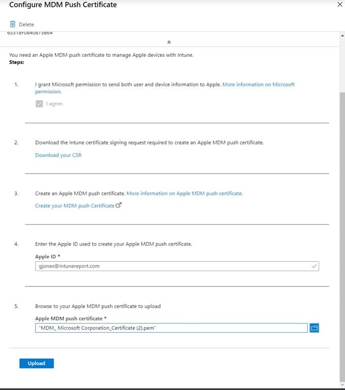 Apple MDM Certificate - Configure MDM Push Certificate Steps Apple MDM Certificate - Configure MDM Push Certificate Steps