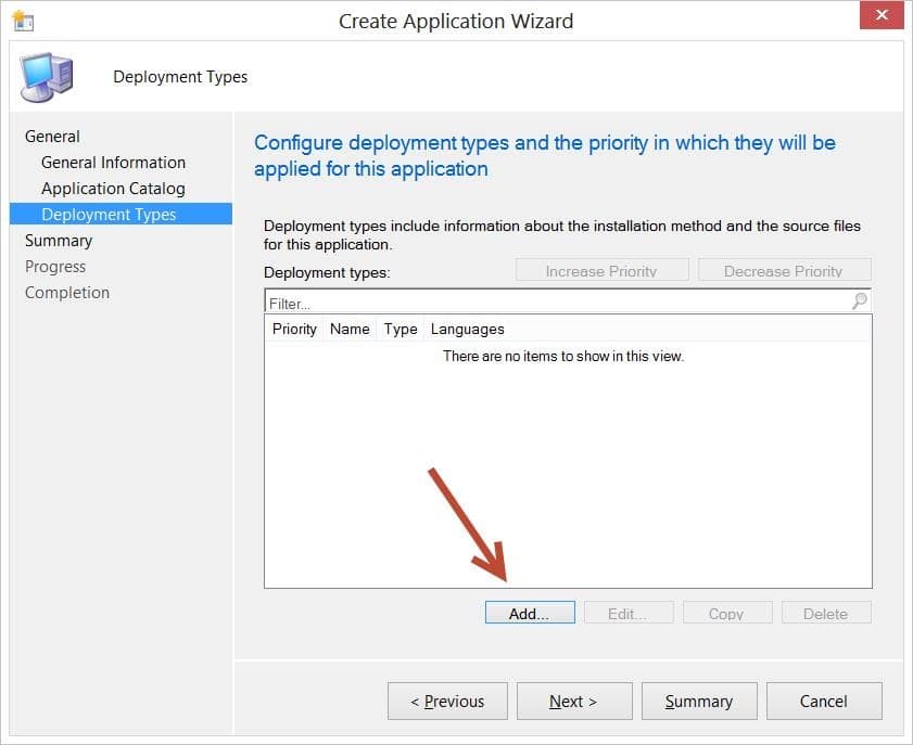 Application Model - Deployment Types