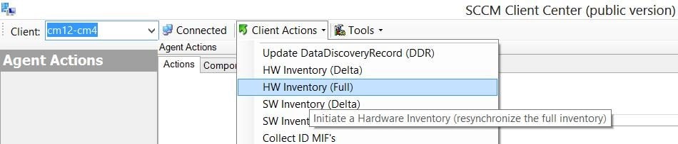 Hardware Inventory-Initiate