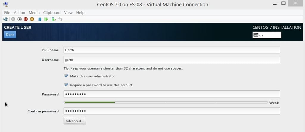 How to Install a CentOS 7 Linux Virtual Machine-Set User Details How to Install a CentOS 7 Linux Virtual Machine-Set User Details