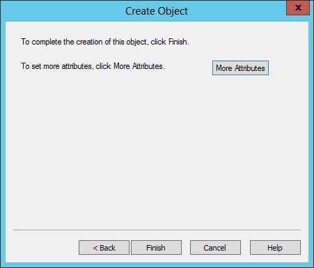 How to Manually Create a System Management Container for ConfigMgr-Finish Finish