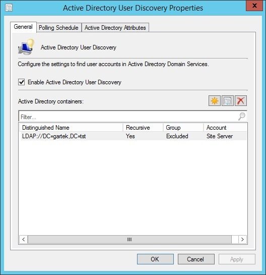 Office Location Details-Active Directory User Discovery