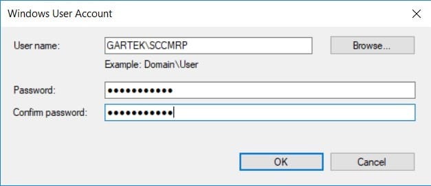 Power BI Report Server as a ConfigMgr Reporting Services Point - Confirm Password