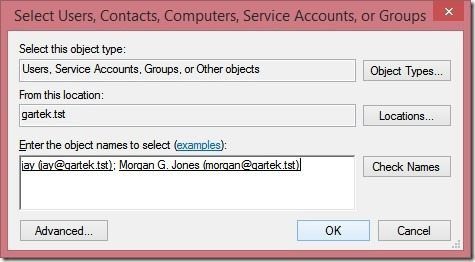 SCCM Report Reader AD Security Group - Select Users