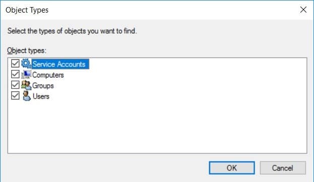 SCCM Reporting Services Point - Object Types
