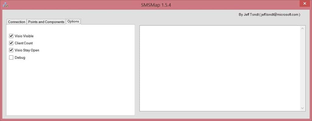 Opções de SMSMap