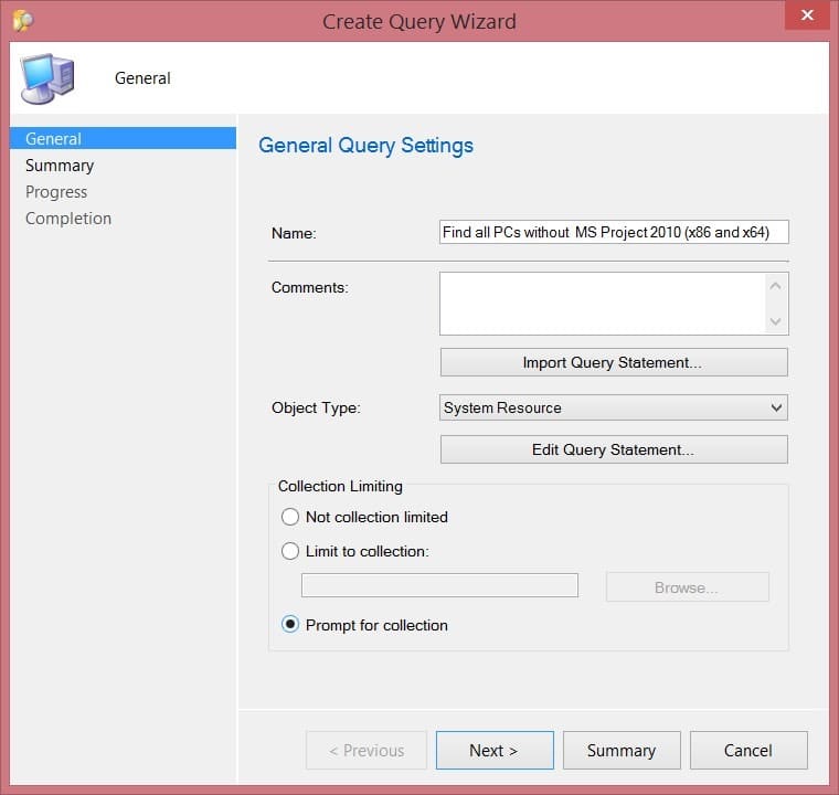 Subselect WQL Query to Find PCs That Do Not Have Either x86 or x64 Versions of Software Installed