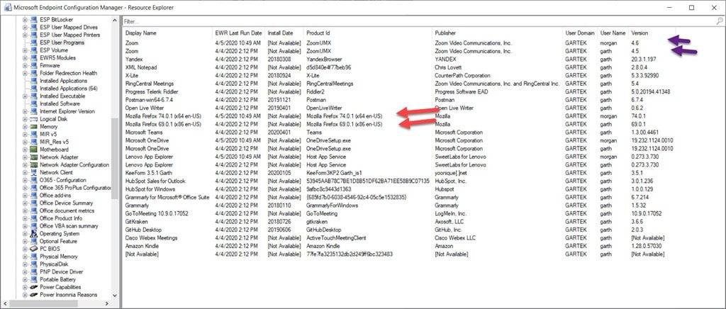 User Installed Software - User Programs User Installed Software - User Programs