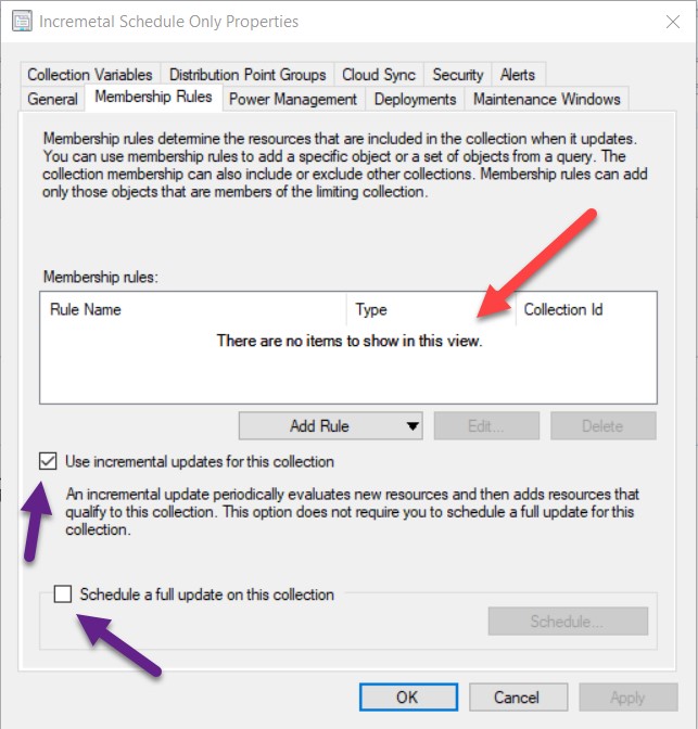 ConfigMgr Management Insights for Collections - No Query