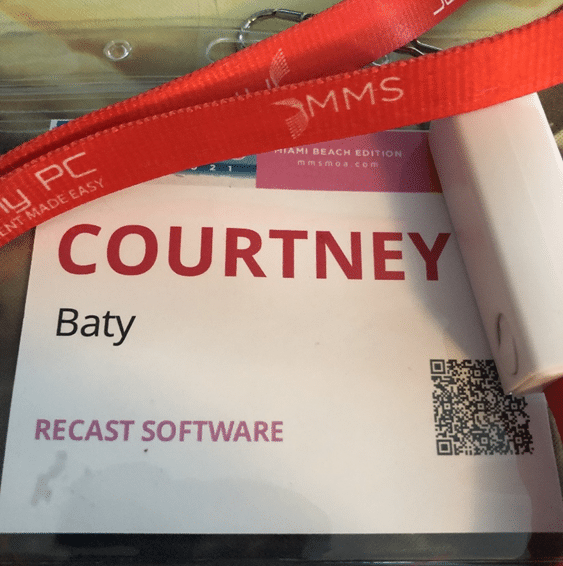My First Conference - MMS Miami Beach Edition Name Tag