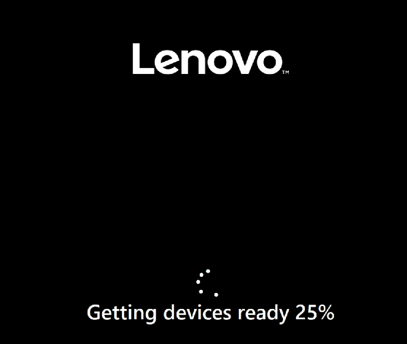 Initial Review of Windows 11 - Lenovo - Getting devices ready 25%