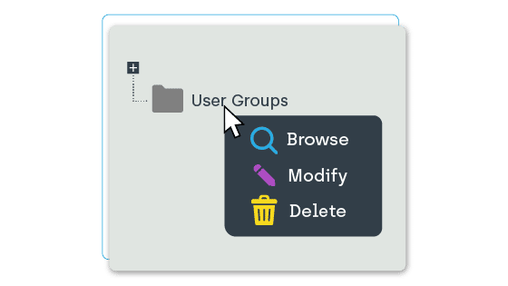 Pop-up from Recast Software PAM solution to add or remove members from user groups.