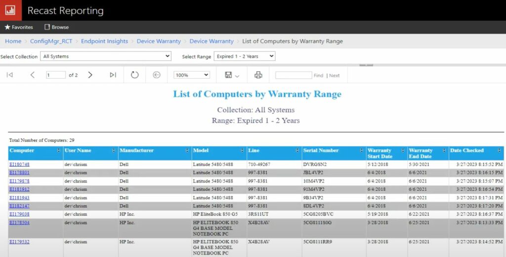 Did You Know-Warranty Information Reporting Device Warranty Information