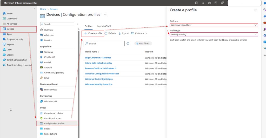How to set up Windows LAPS with Microsoft Intune - enable LAPS csp