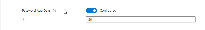 Windows LAPS - password age days