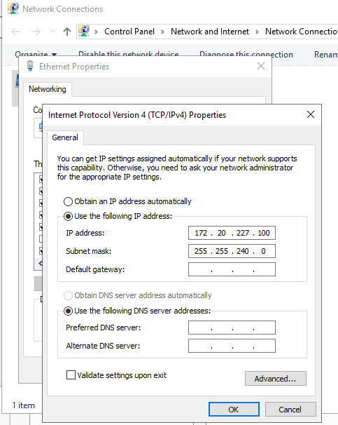 Network Load Balancing - how to set up internet protocol version 4