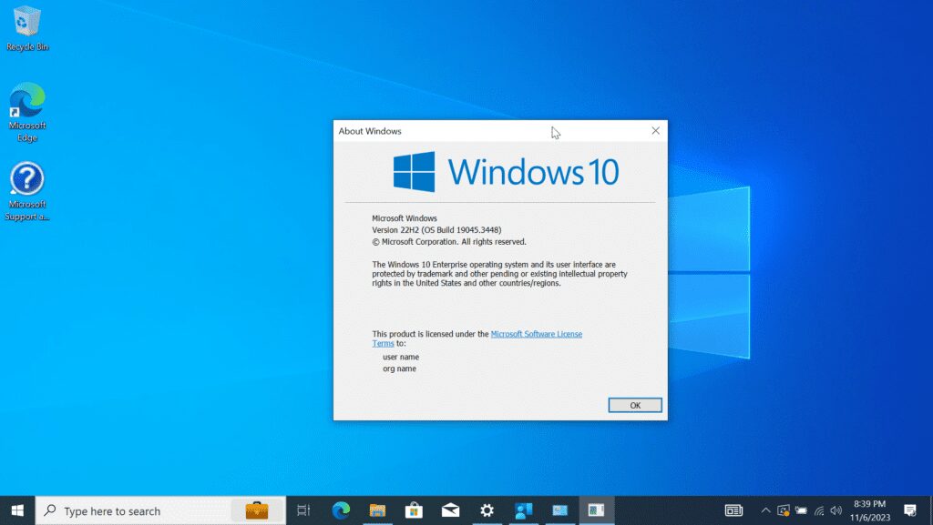 Windows 10, Version 22H2