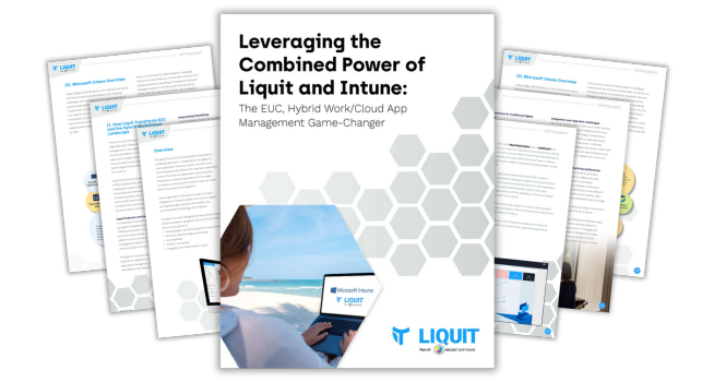 Leveraging the Combined Power of Liquit and Intune white paper visual.