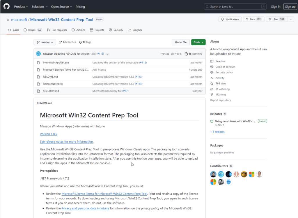 Win32 Content Prep Tool