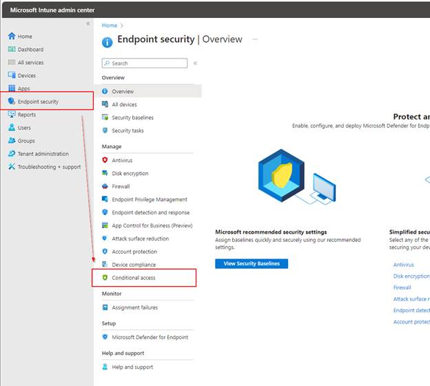 Create conditional access policy for Android