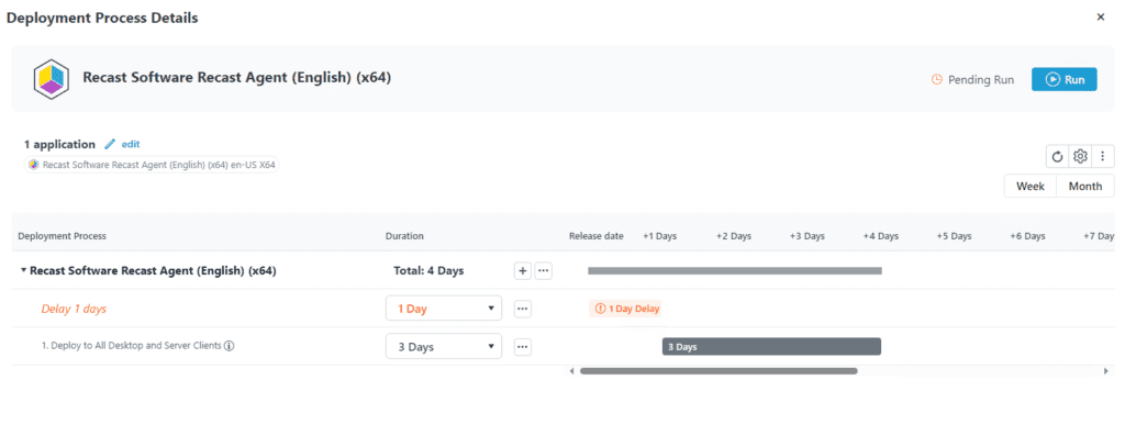 Agent Deployment Process in Application Manager - delay 1 day