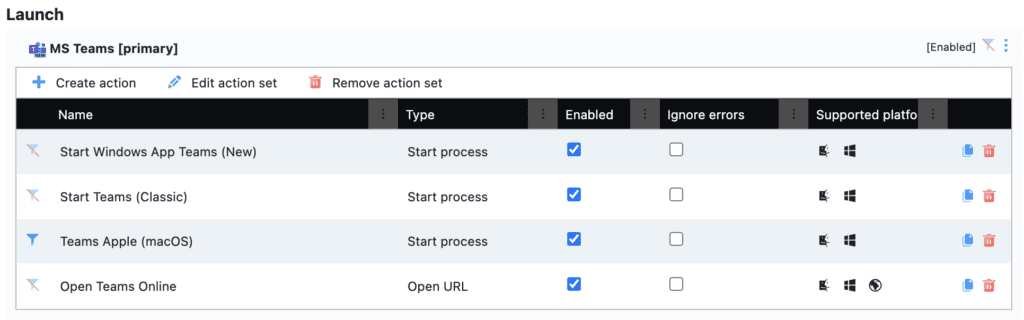 Application Management for Windows and macOS - 4 actions