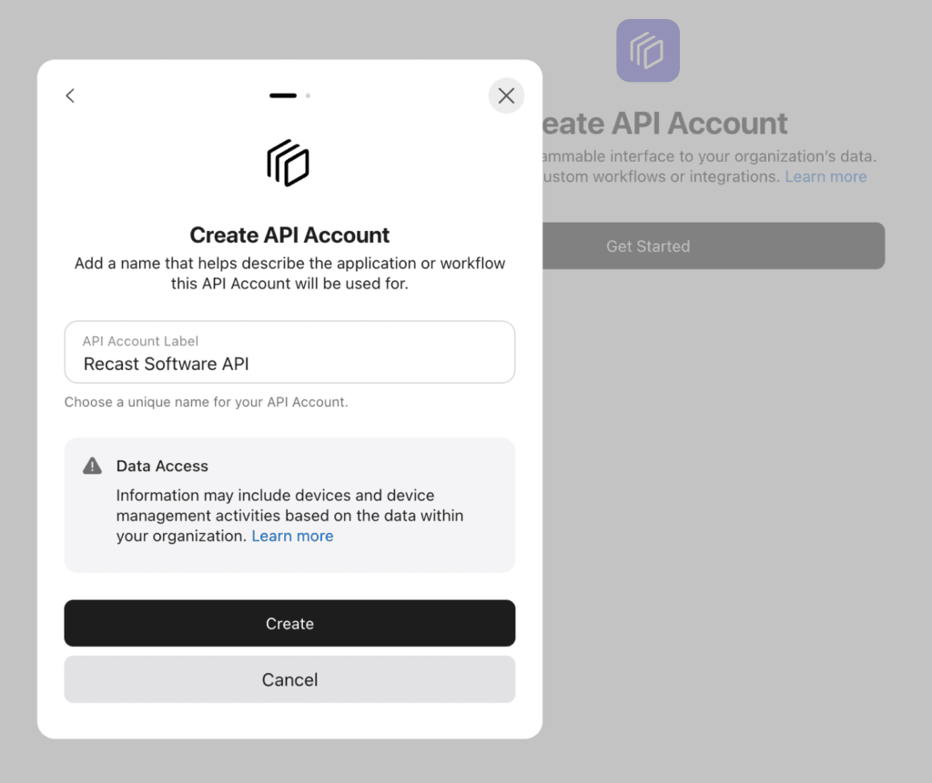 API Account