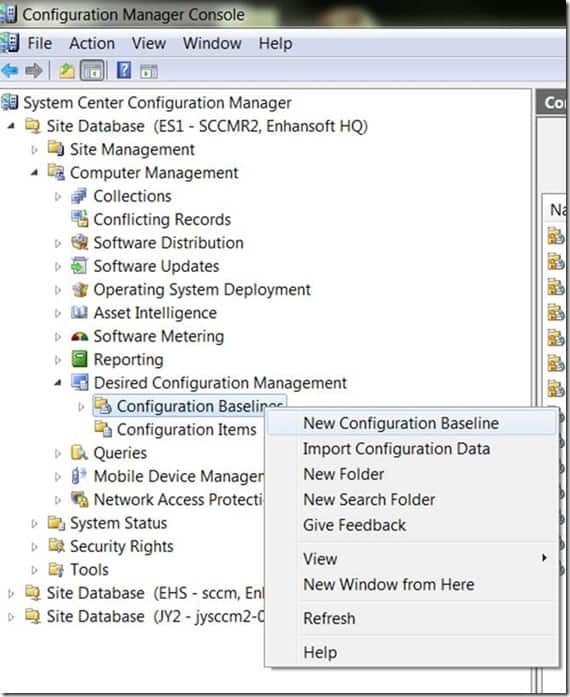 How to Create a Configuration Baseline