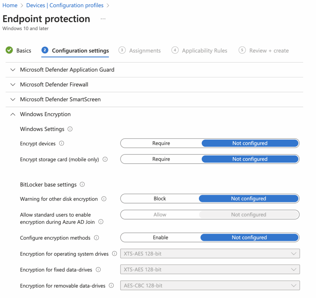 How to Configure BitLocker with Intune 
