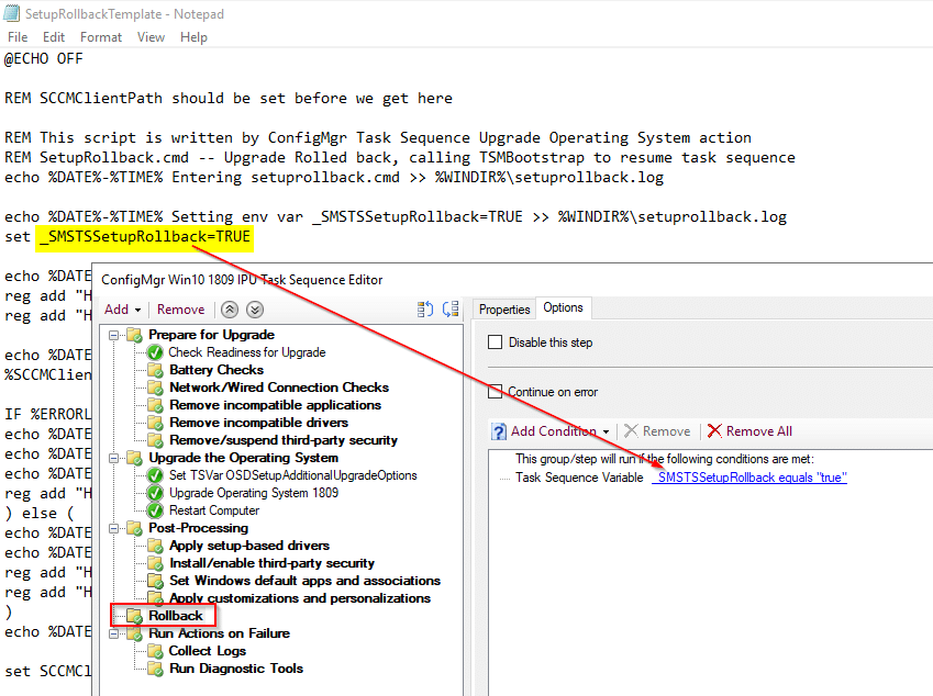 Windows 10 Rollback (SetupRollback.cmd)